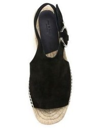 Rag & Bone Calla Leather Espadrille Platform Wedge Sandals