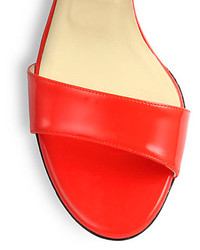 Jimmy Choo Chiara Patent Leather Wedge Sandals