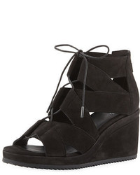Eileen Fisher Dibs Lace Up Wedge Sandal