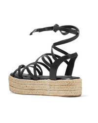 Zimmermann Leather Espadrille Platform Sandals