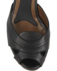Marni Leather Wedge Sandals