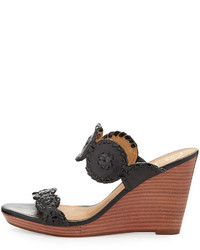 Jack Rogers Luccia Leather Wedge Sandal