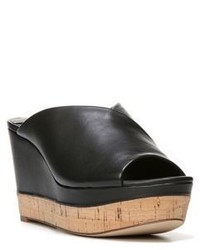 Diane von Furstenberg Manila Leather Wedge Platform Sandals