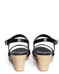 Cole Haan Opha Leather Espadrille Wedge Sandals
