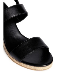 Cole Haan Opha Leather Espadrille Wedge Sandals