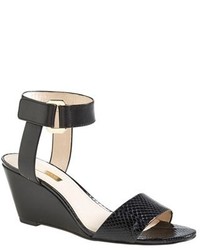 Louise et Cie Phiona Leather Ankle Strap Wedge Sandal