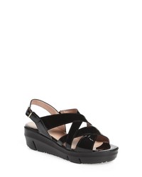 Wonders Platform Wedge Sandal