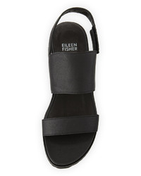 Eileen Fisher Rich 2 Slingback Wedge Sandal Black