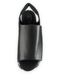 Marni Slingback Grip Platform Sandal Black