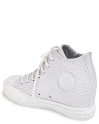 Converse Chuck Taylor All Star Embossed Reptile Wedge Sneaker