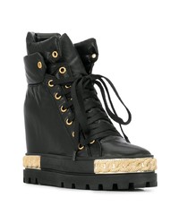 Casadei Concealed Wedge Sneaker Boots