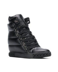 Casadei Hi Top Lace Up Sneakers