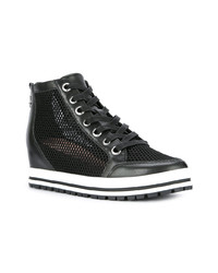 Marc Cain Mesh Concealed Wedge Sneakers