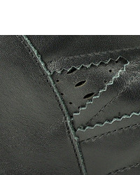 Jeffrey Campbell Venicehi Black Leather Hidden Wedge Sneaker