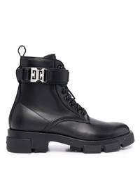 Givenchy 4g Logo Buckle Combat Boots