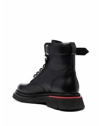 DSQUARED2 Ankle Strap Lace Up Boots