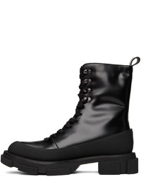Both Black Gao High Lace Up Boots