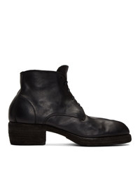 Guidi Black Lace Up Boots