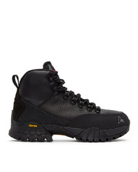 Roa Black Spitfire Andreas Lace Up Boots
