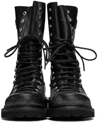DSQUARED2 Black Vacchetta Combat Boots