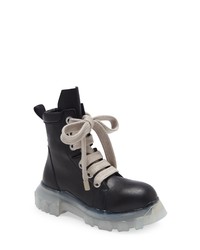 Rick Owens Bozo Tractor Lace Up Boot In Blackclear At Nordstrom