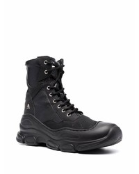Philipp Plein Chunky Lace Up Leather Boots