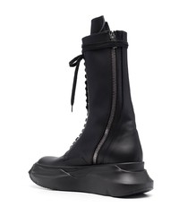 Rick Owens DRKSHDW Chunky Lace Up Leather Boots