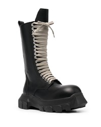 Rick Owens Chunky Mid Sole Leather Boots