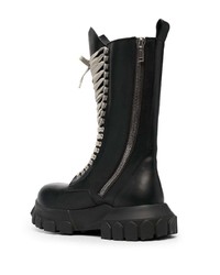 Rick Owens Chunky Mid Sole Leather Boots