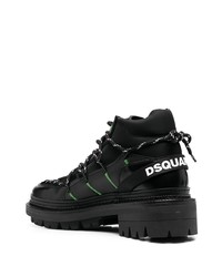DSQUARED2 Contrast Stitching Hiking Boots
