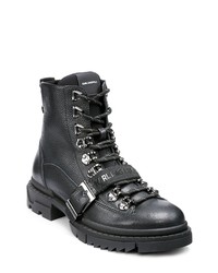 KARL LAGERFELD PARIS Ed Leather D Boot In Black At Nordstrom