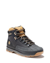 Timberland Euro Hiker Boot In Jet Black At Nordstrom