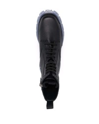Fendi Ff Debossed Logo Ankle Boots