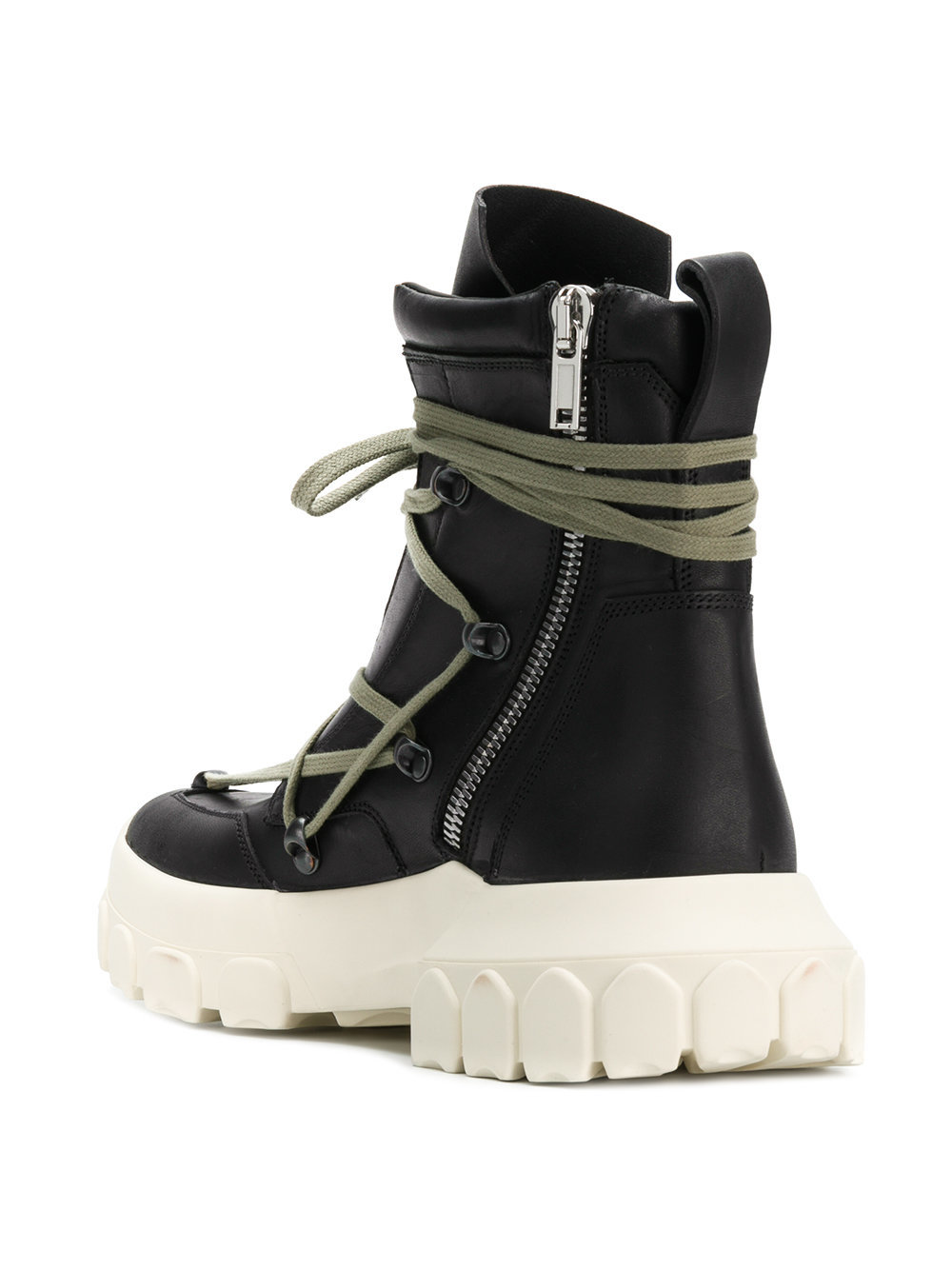 Rick Owens Hike Lace Up Boots, $1,347 | farfetch.com | Lookastic