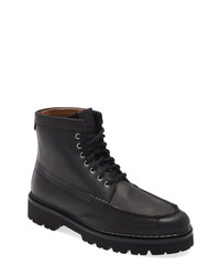 Ted Baker London Jarrno Waxy Leather Moc Toe Boot