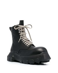 Rick Owens Lace Up Ankle Boots