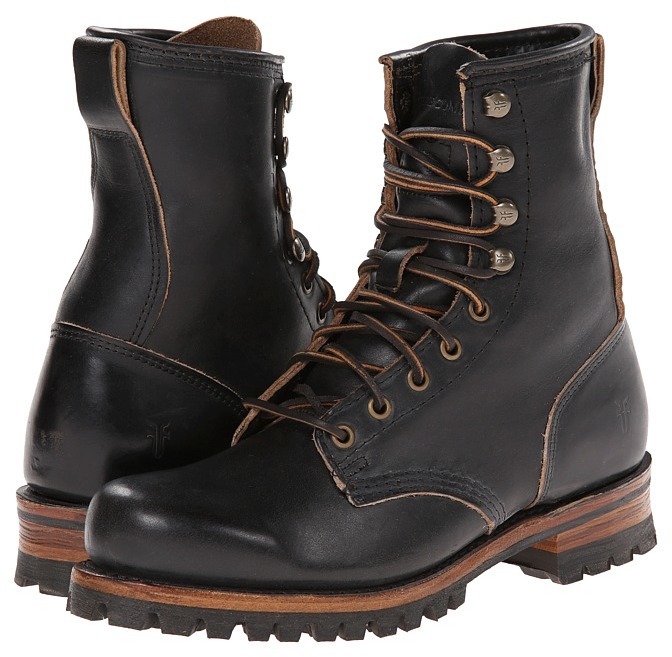 frye men's logger boots