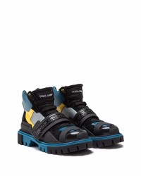 Dolce & Gabbana Logo Embossed Trekking Ankle Boots