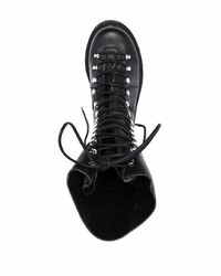 DSQUARED2 Logo Patch Lace Up Boots