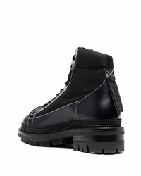 DSQUARED2 Logo Print Panelled Boots