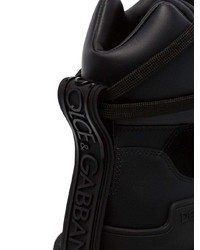 Dolce & Gabbana Panelled Logo Hiking Boots