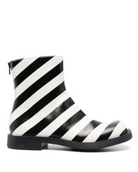 Camper Striped Ankle Boots