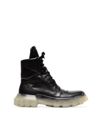 Rick Owens Tractor Dunk Stacked Heel Boots