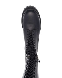Balenciaga Zip Detail Leather Boots