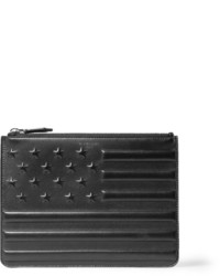 Givenchy Embossed Leather Pouch
