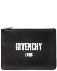 Givenchy Destroyed Effect Leather Pouch