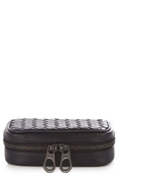 Bottega Veneta Intrecciato Leather Cufflink Case
