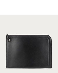 Bally Legere Black Leather Pouch