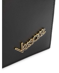 Versace Logo Plaque Clutch Bag