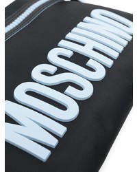 Moschino Logo Zipped Clutch